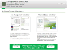 Tablet Screenshot of pilkingtoncalculators.com